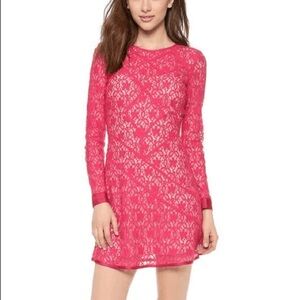 Marc Jacobs Pink Leila Lace Dress